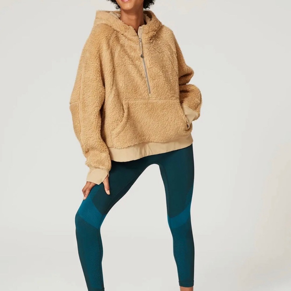 Lululemon Scuba Sherpa Oversized Half Zip Hoodie